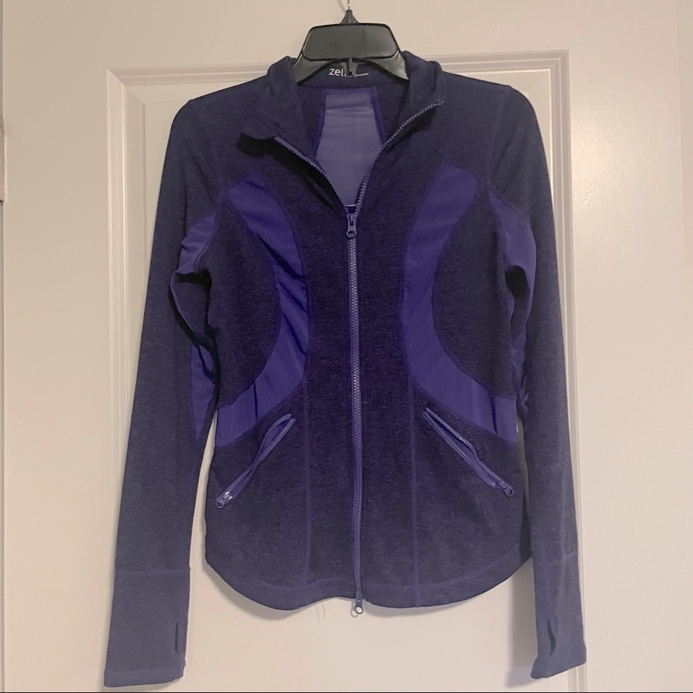 Zella Athletic Jacket with Mesh Panels - S
